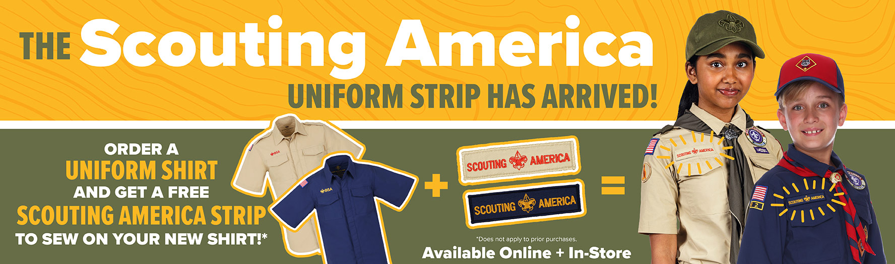 Scouting America uniform strips