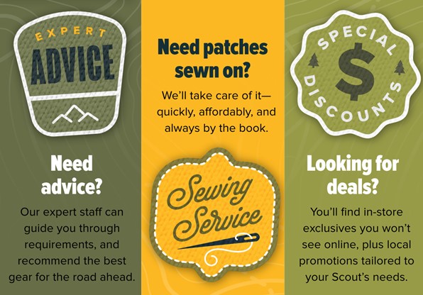 Scout Shop sewing service